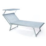 701 CORAL ležaljka za sunce siva